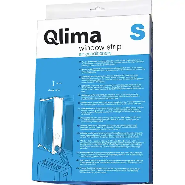 Dernier Modèle Kit adaptateur fenêtre plastique Cache fenêtre S Gris QLIMA