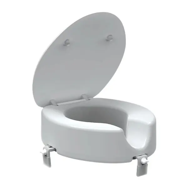 Quantité Limitée Rehausseur WC universel surélévation 12 cm pour PMR et personnes âgées, blanc (INVALWCSED) SIKO