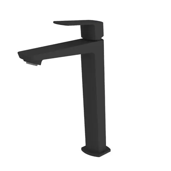 Mitigeur lavabo haut Feel, sans bonde, noir mat (SATBSFEEL285C) SWISS AQUA TECHNOLOGIES Super Prix