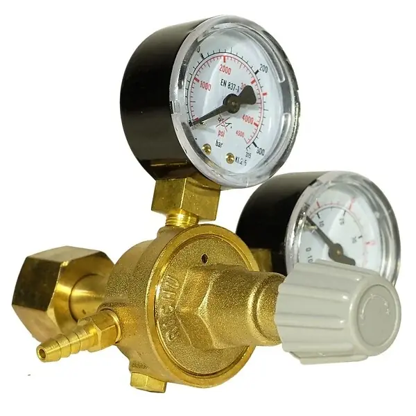 Régulateur de pression avec Manomètre pour gaz Argon /co2 Inerte Soudage MIG/MAG TECNOWELD Commander Vite
