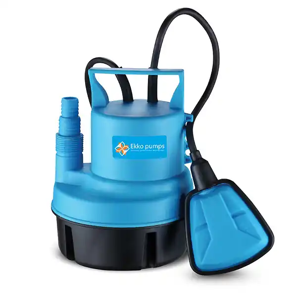 Pompe vide caves pour eaux claires 200W équipée d un flotteur - Ekko Pumps Vente Flash