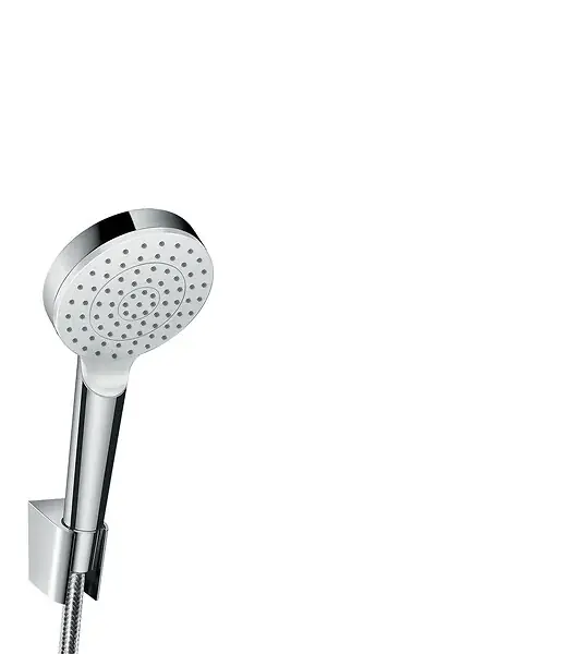 Kit douchette - Crometta Eco - Blanc/Chromé - 9L/min HANSGROHE Nouvelle Collection