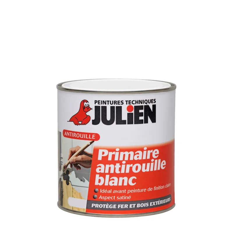 Livraison Express Primaire antirouille Feri‘prim blanc satiné 500 ml - JULIEN