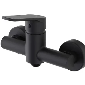 Douche mécanique FULL Noir - Noir - Entraxe 15cm ESSEBAGNO Jusqu'à Épuisement Des Stocks