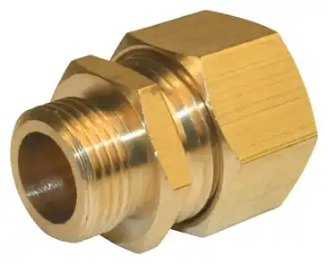 Certifié Manchon bicone à visser mâle 15/21 pour tube de cuivre diamètre 12 mm
