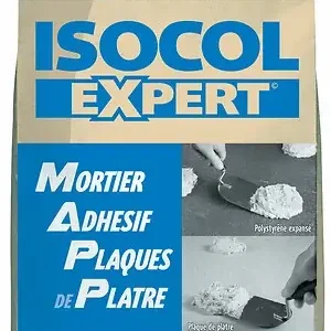 Mortier adhésif plâtre Isocol Expert - 5kg SEMIN Commander Maintenant