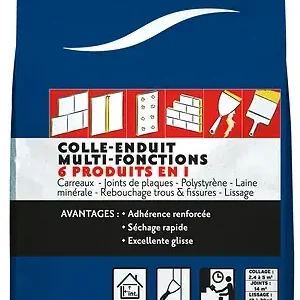 Authentique Enduit multifonction en poudre - 5kg - Intérieur SEMIN