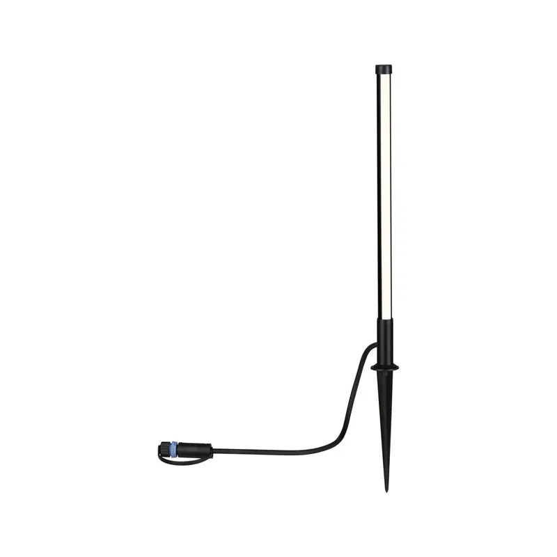 Usine Directe Borne extérieur à piquer LED 36cm Plug & Shine noir IP65 180 lumens blanc chaud - PAULMANN
