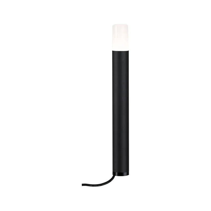 Borne extérieur LED 40cm Plug & Shine noir IP65 150 lumens blanc chaud - PAULMANN Meilleur Prix