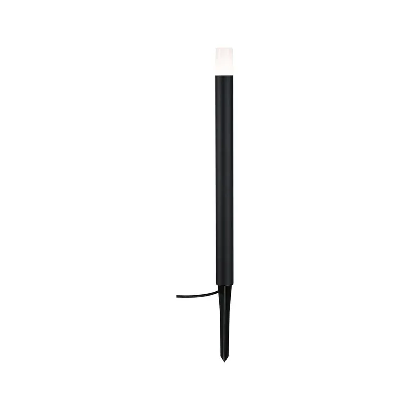 Borne extérieur à piquer LED 60cm Plug & Shine noir IP65 150 lumens blanc chaud - PAULMANN Achat Immédiat