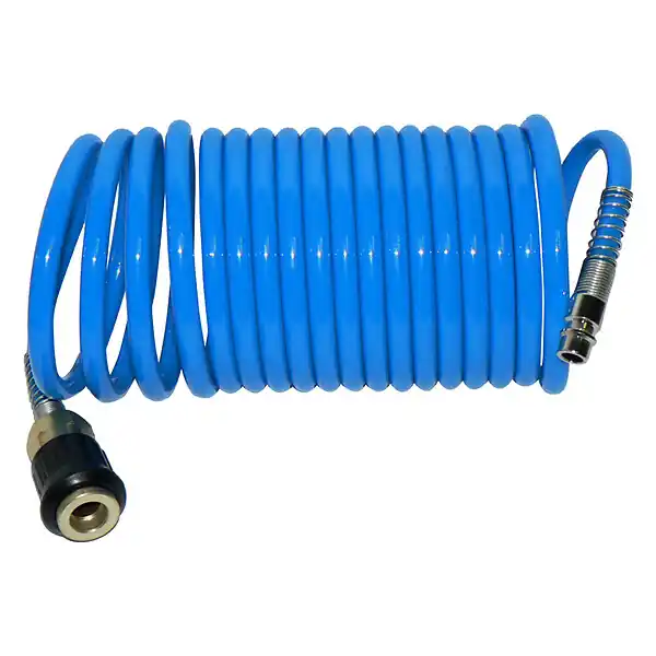 Certifié Tuyau air spiral polyuréthane 5m - 6x8mm - 10 bars PRODIF