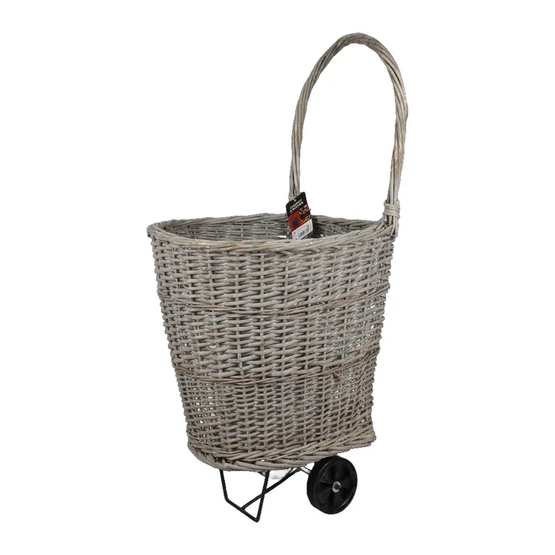 Authentique Panier à buche avec roues RUECAB