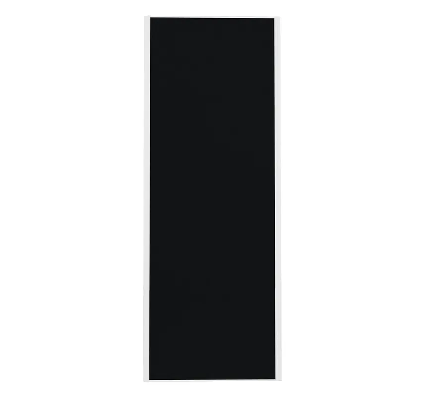 Achat Immédiat Porte de placard Noir Profil blanc H 248,5 x L 92,2 cm YNGENIO