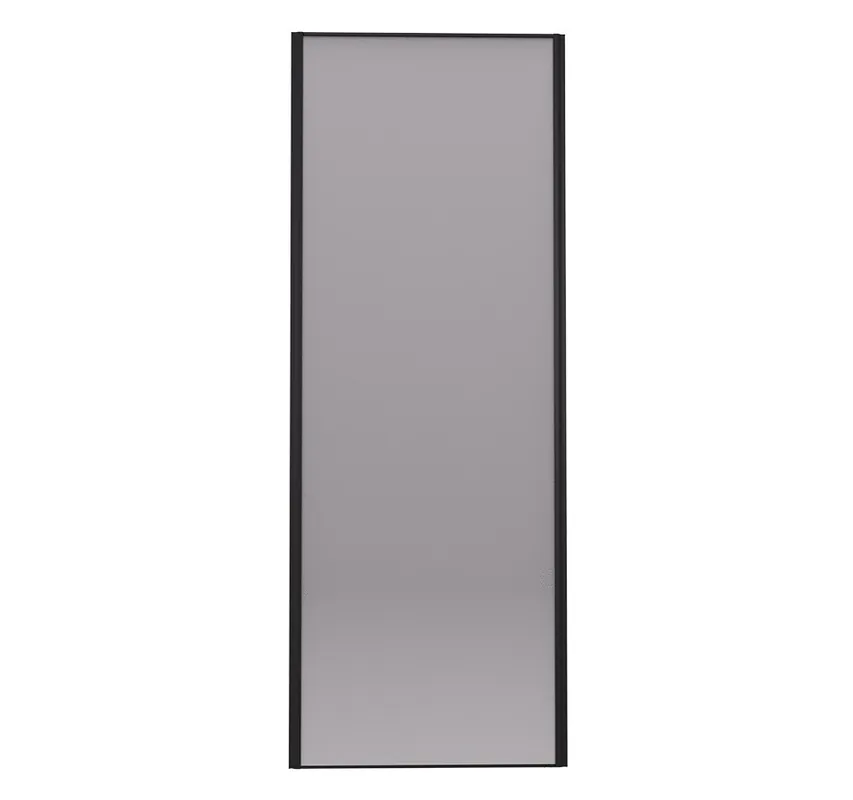 Porte de placard Miroir Profil noir H 248,5 x L 92,2 cm YNGENIO Prix Promo