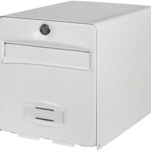 Boîte aux lettres Balthazar 1 porte blanc BURG-WÄCHTER Retour Gratuit