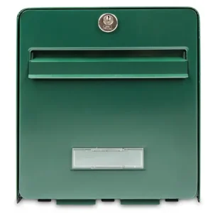 Retour Gratuit Boîte aux lettres en acier galvanisé vert 1 porte barillet PTT BURG WACHTER