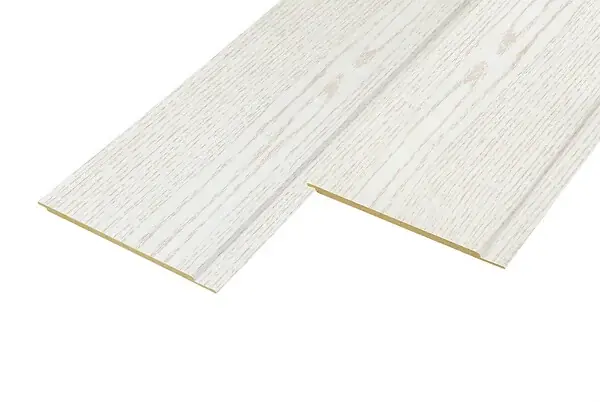 Nouveauté Lambris MDF décoratif Frêne blanc - L.260xl.15xEp.0.8cm KOSCHE