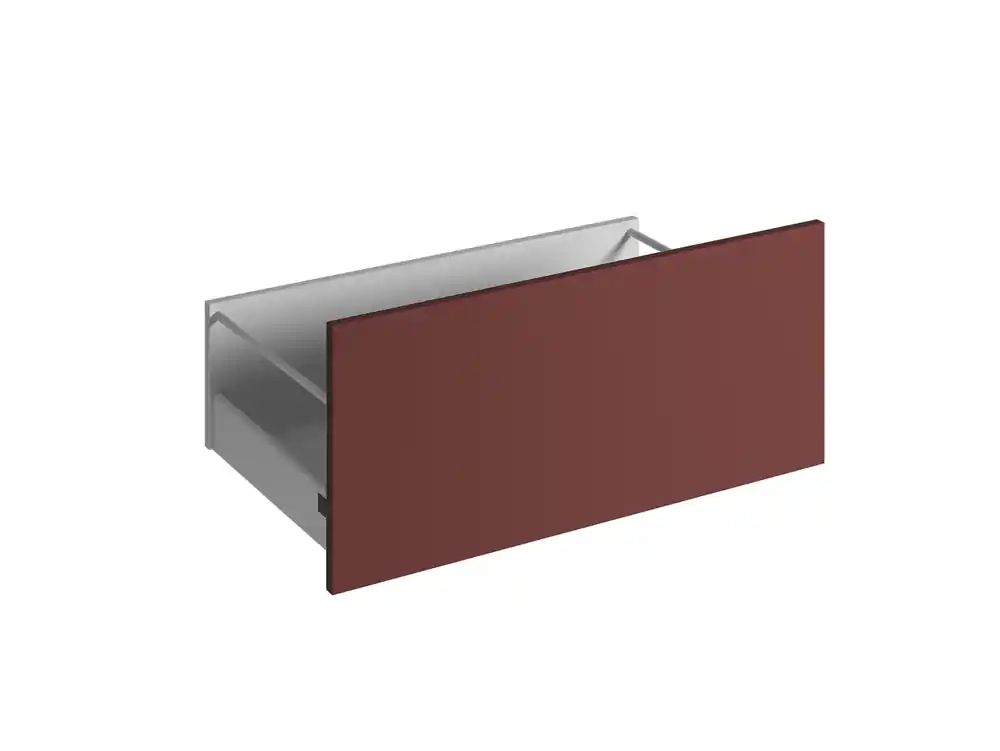 Façade tiroir pour meuble de cuisine Lotus almagre mat 35 x 80 cm OFITRES Populaire
