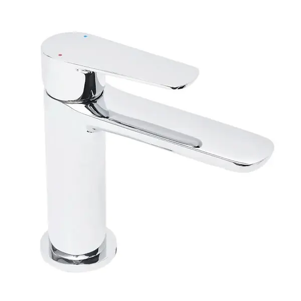 Swiss Aqua Technologies Mood mitigeur lavabo avec levier sans tirette, G3/8, chrome (SATBSMOOD271) Dernier Modèle