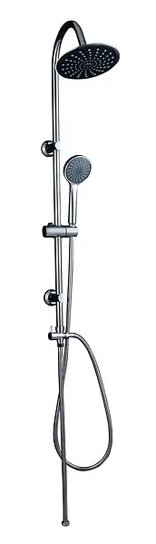 Colonne de douche sans mitigeur Target - Chromé - 20cm ESSEBAGNO Réduction