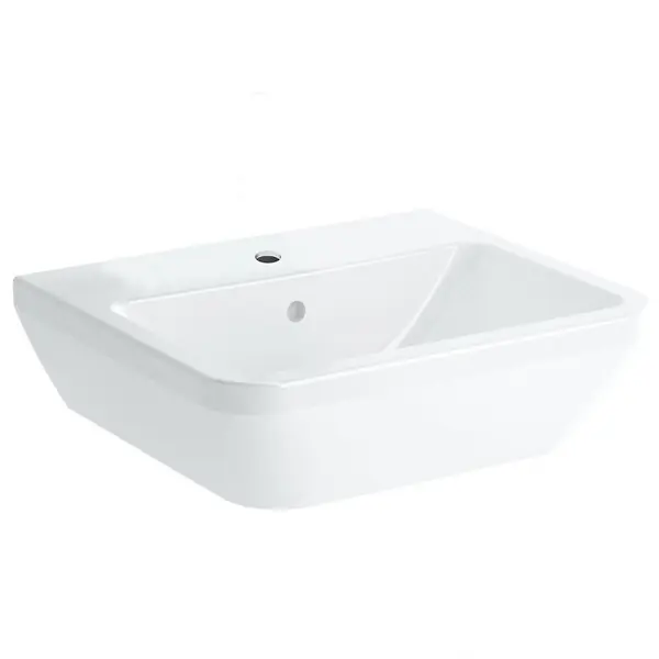 VitrA Integra lavabo suspendu 50 × 43 cm avec trou pour robinetterie au milieu, blanc003-0001) Expédition Rapide
