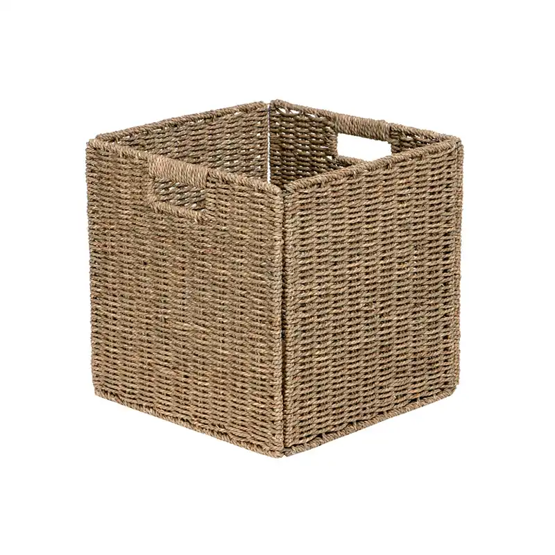 Panier jonc de mer 31 x 31 x 31 cm BOX & BEYOND Livraison Express