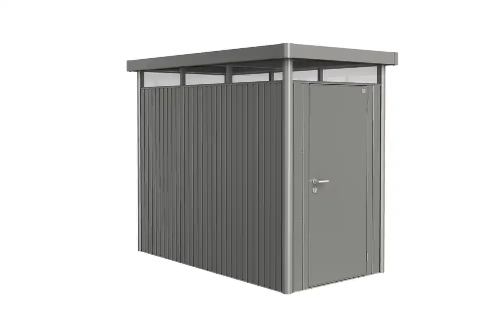 Abri de jardin HIGHLINE H1S GRISQUARTZ 1 porte 3,33m2 BIOHORT Livraison à domicile incluse Quantité Limitée