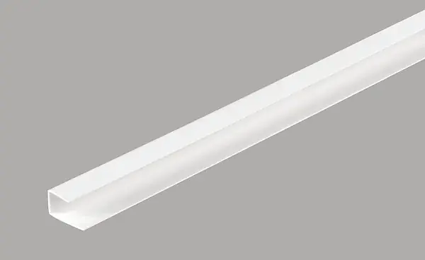 Expédié Aujourd'hui Profil de départ rigide pour lambris PVC - Blanc - L.260cm DUMAPLAST