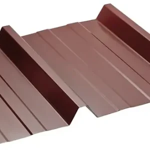 Seulement Aujourd'hui Tôle nervurée en acier galvanisé - Laquée rouge - L.250xP.105cm - Ep.0,5mm ONDOMETAL