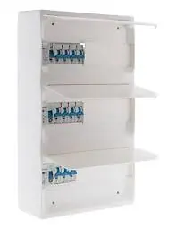 Commande En Gros Tableau électrique équipé 3 rangées - 39 modules - Pré-câblé ZENITECH