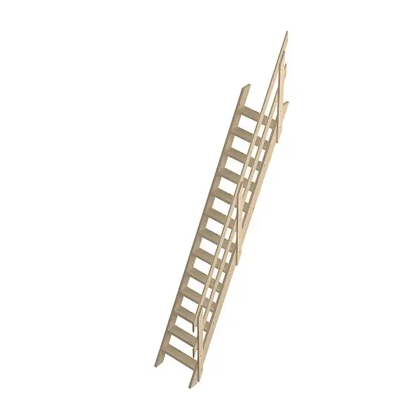 Acheter Direct Échelle meunier Cottage Premium sapin - 12 marches - H.275cm SOGEM