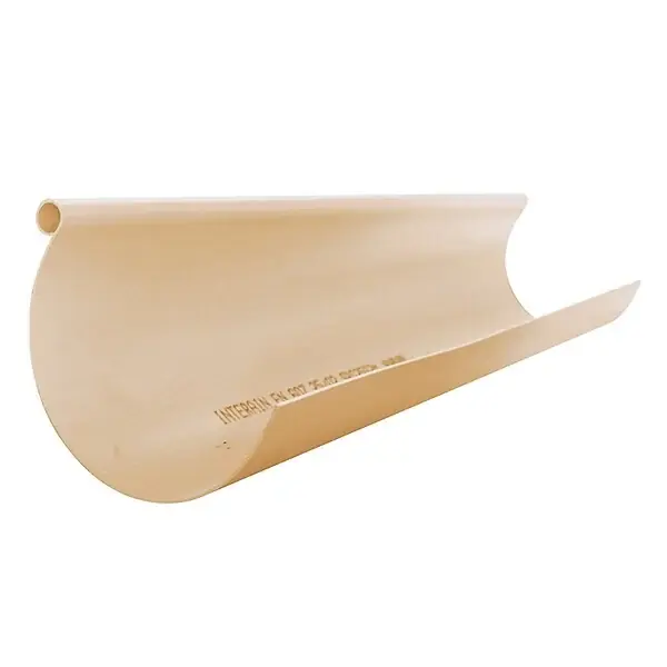 Profil de gouttière ronde PVC FITT Rain - Sable - L.400cm Acheter Direct