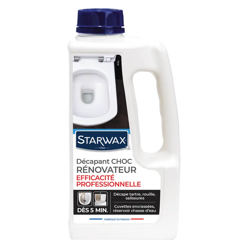 Décapant WC CHOC 1L STARWAX Vente Directe