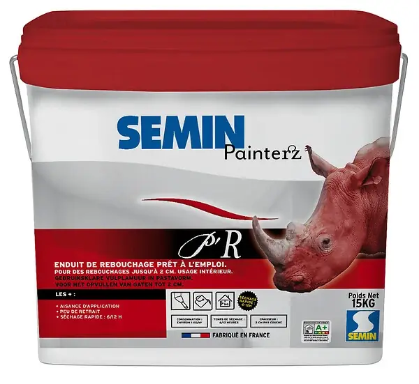 Enduit de rebouchage en pâte - 15Kg SEMIN Remise
