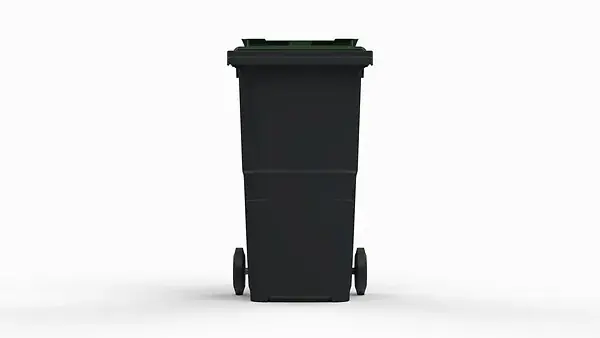 Poubelle à roulettes 240L - Anthracite et vert SULO Bon Plan