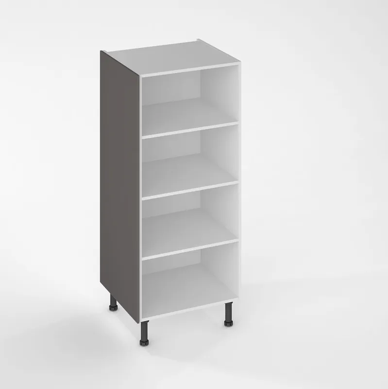 Joue de finition pour demi-colonne de cuisine Lotus gris plomb mat 130 x 57 cm OFITRES Bon Plan