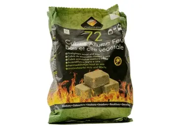 Allume feu 72 cubes CHEMINETT Pas Cher