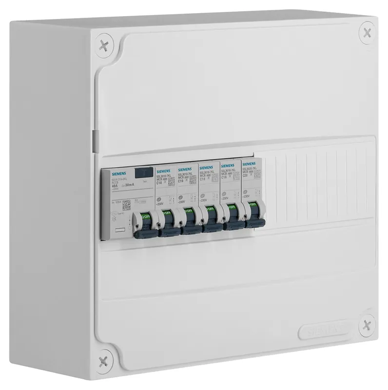 Acheter Direct Tableau électrique pré-équipé 1 rangée SIEMENS