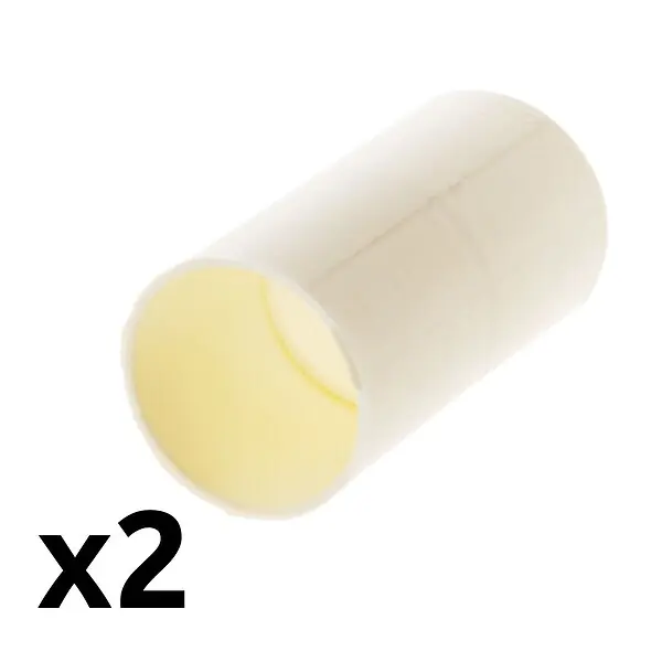 Certifié Lot de 2 manchons IRL Ø25mm - Blanc - Zenitech
