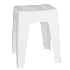 Nouvel Arrivage Tabouret de salle de bains blanc Kumba WENKO
