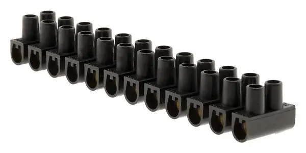 Barrette de connexion 12 plots - Noir - 10 mm² ZENITECH Must-Have