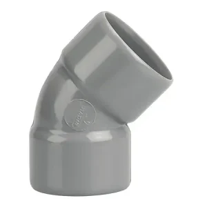 Dernier Modèle Coude évacuation bâtiment FF - PVC - D32mm - 45° WAVIN