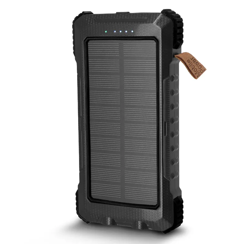 Prix Bas Batterie externe rechargeable solaire Powerbank 10 000 mAh - SEDEA