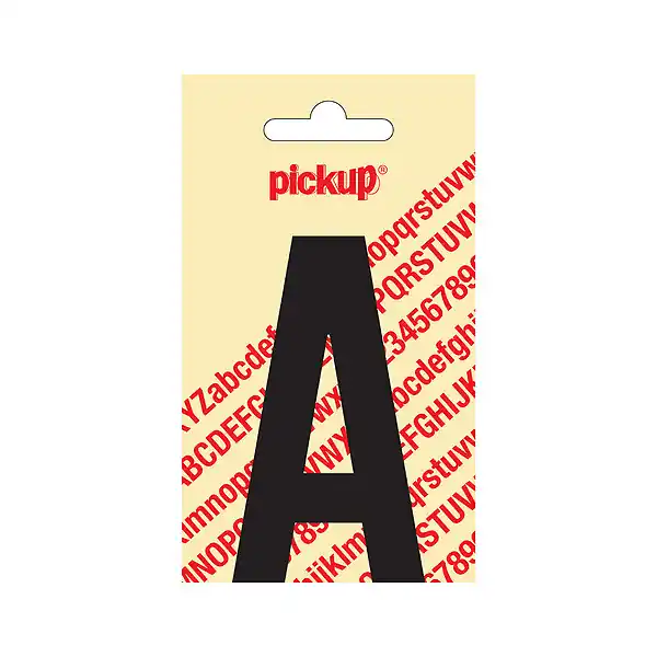 Bon Plan Lettre adhesive nobel 90 mm noir a PICKUP