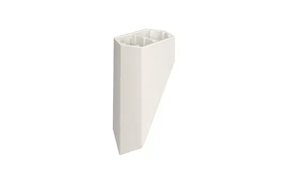 Soldes Entretoise de finition PVC ADELE blanc - L.6xl.3xH.2,7cm ALTONA