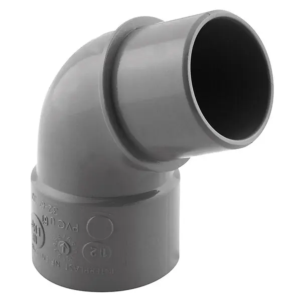 Prix Choc Coude PVC évacuation 67 mâle/femelle - D.32 FITT
