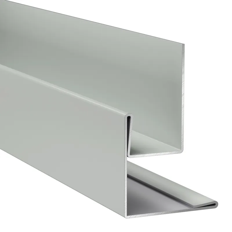 Jusqu'à Épuisement Des Stocks Profilé d‘angle extérieur/retour de tableau alu bardage Hardie Plank VL brume du matin - longueur 3000 mm - JAMES HARDIE
