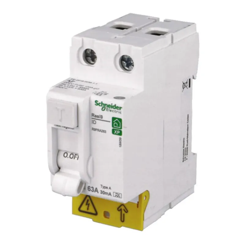 Usine Directe Interrupteur différentiel 63A 30mA type A peignable - Resi9 XP SCHNEIDER ELECTRIC