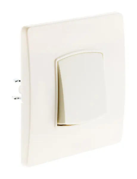 Meilleur Prix Bouton poussoir encastrable blanc série diwONE - 10A