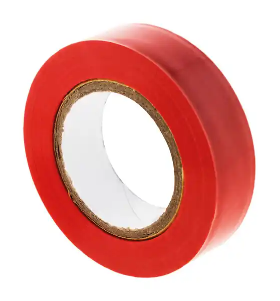 Authentique Rouleau adhésif isolant - PVC - Rouge - 15mmx10m ZENITECH